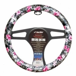 couvre volant fleur