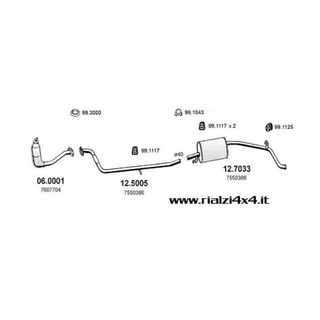 complete-exhaust-kit-for-panda-4x4-from-1988-to-1993